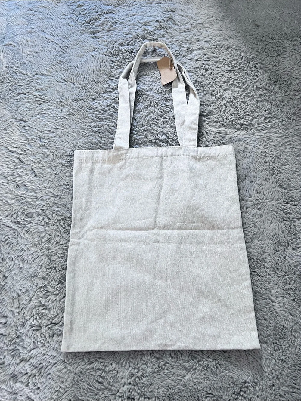 NWT Eco Canvas Tote Bag w/ Seashells+ Starfish